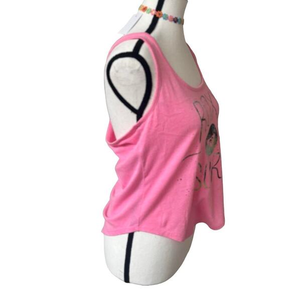 Y2K VTG. 2000'S ROXY LOGO PINK ROXY SURF TANK TOP - Picture 5 of 8